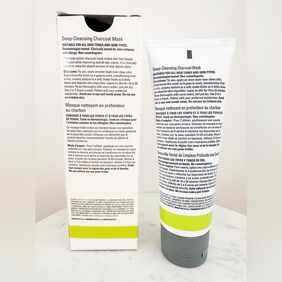 NEW Mary Kay Clear Proof Deep-Cleansing Charcoal Mask 4oz. - Picture 3 of 4